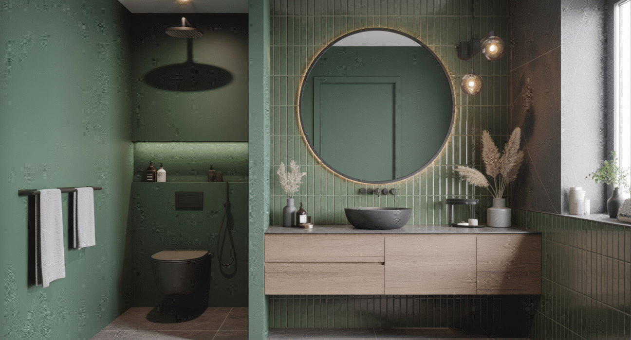 Dark Green Bathroom Ideas