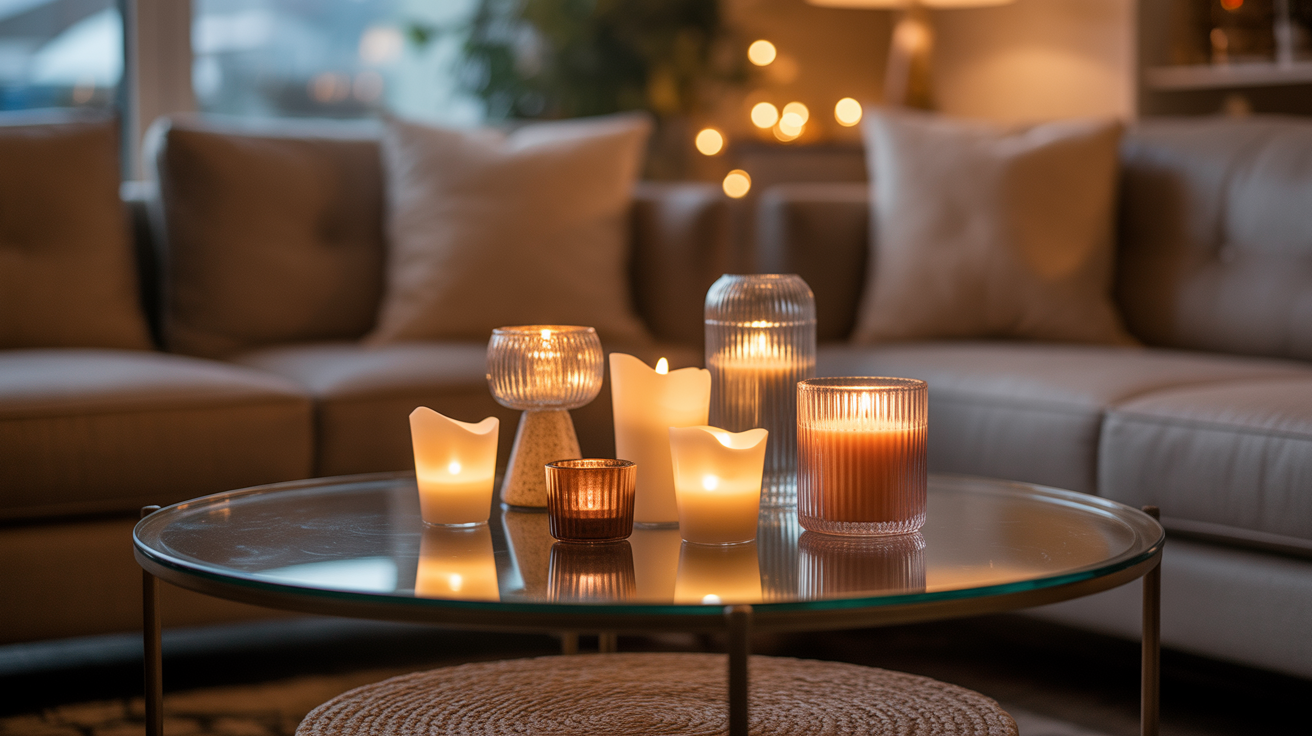 Glass Coffee Table Decor Ideas