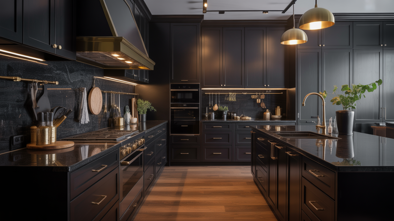 Black Granite Kitchen