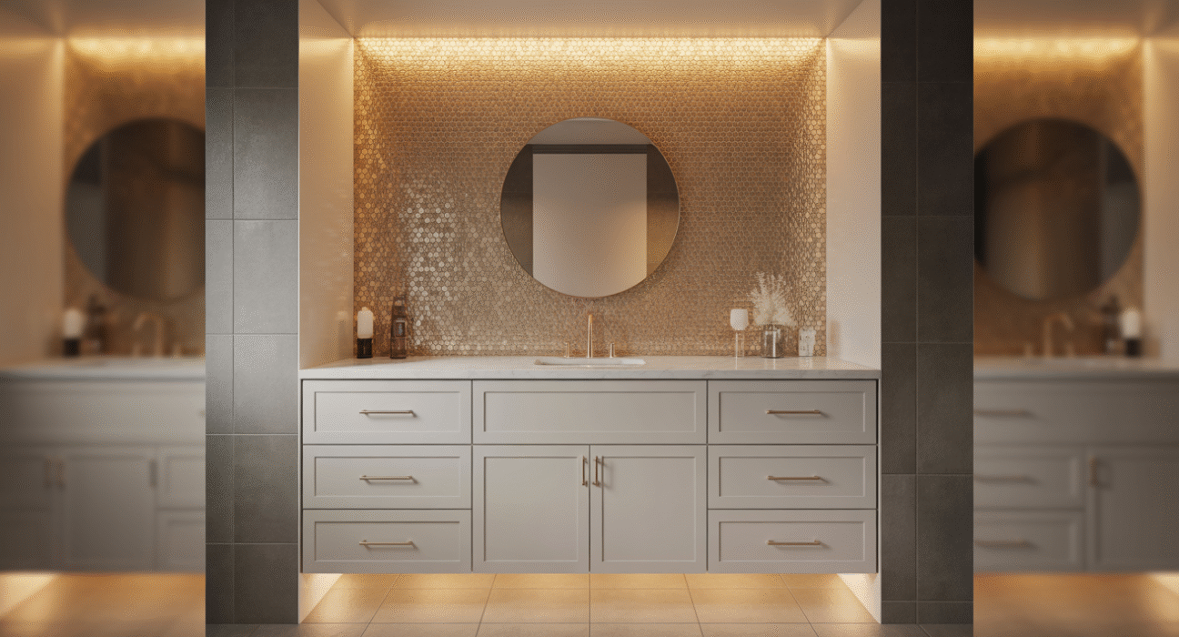 Hexagon Tile Bathroom