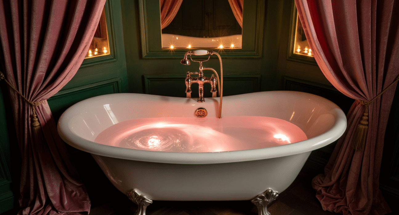 Pink and Green Bathroom Ideas