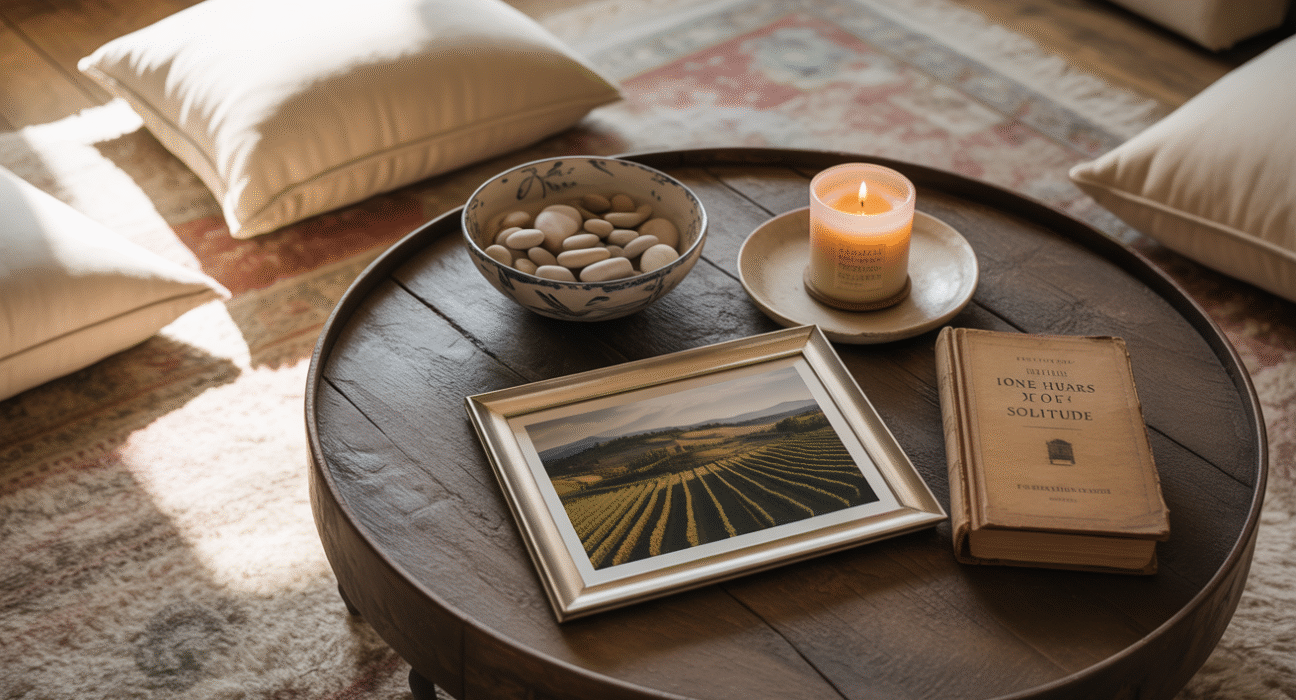 Round Coffee Table Decor Ideas