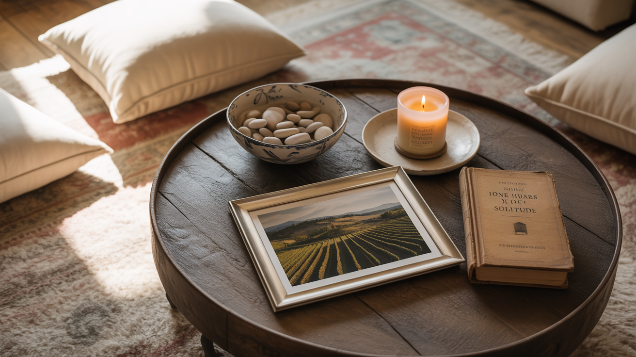 Round Coffee Table Decor Ideas