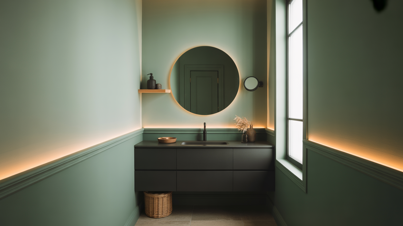 Green and Black Bathroom Ideas
