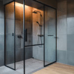 15 Minimalist Black Tile Bathroom Designs for Modern Homes