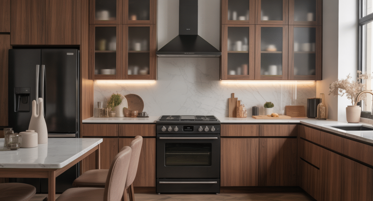 Black and Brown Kitchen Ideas