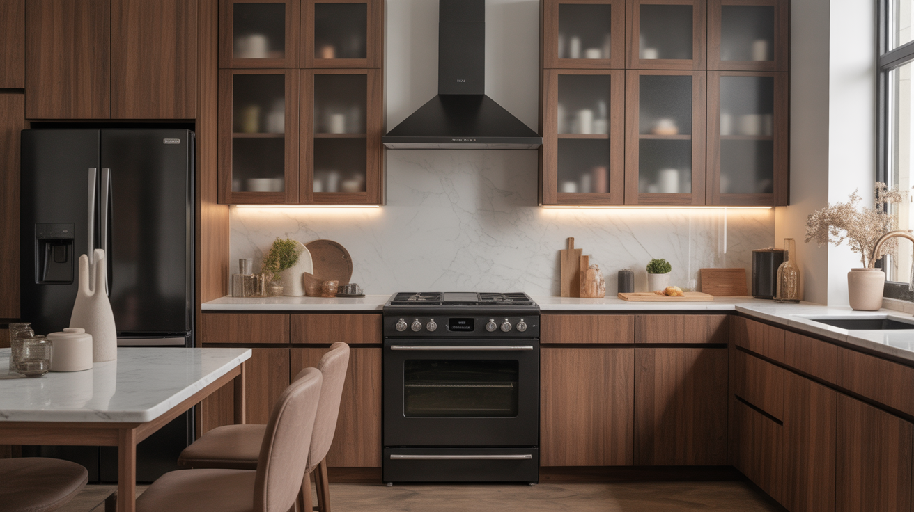 Black and Brown Kitchen Ideas