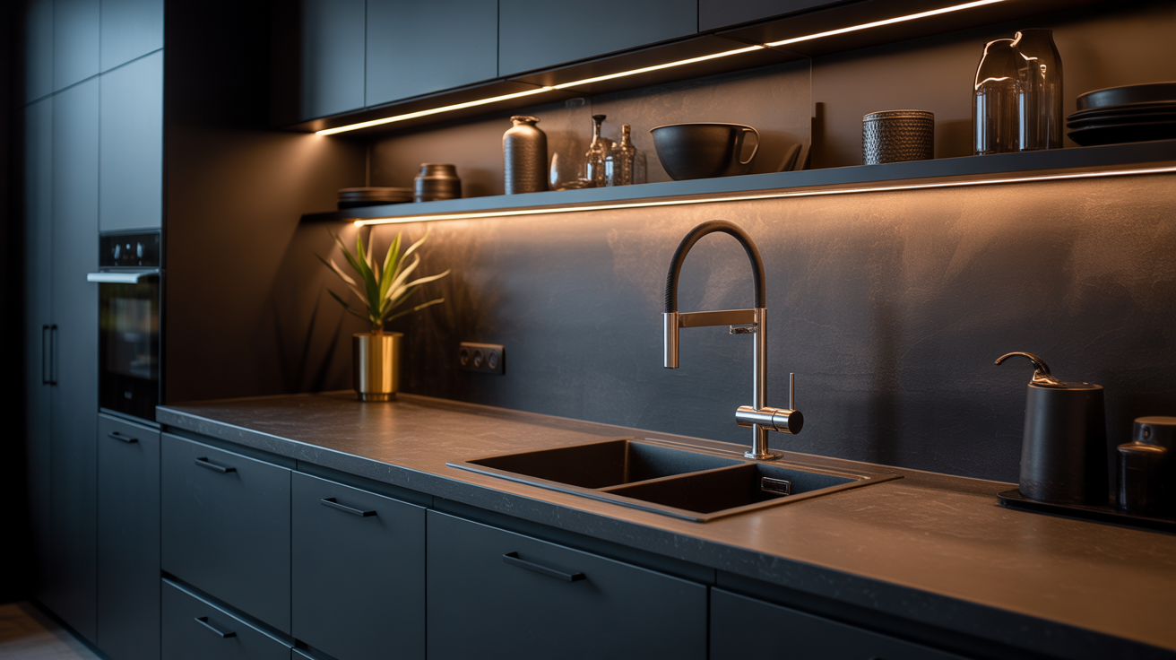Black Kitchen Sink Ideas