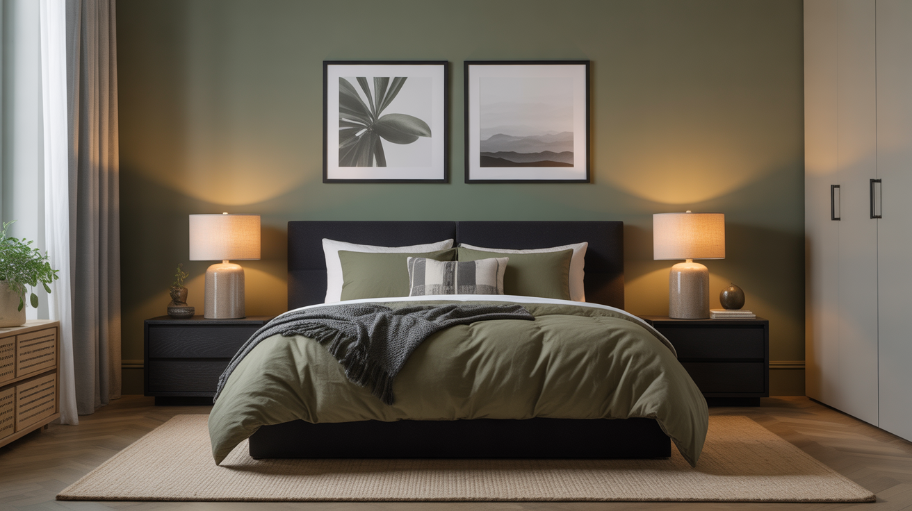 Olive Green Bedroom Ideas