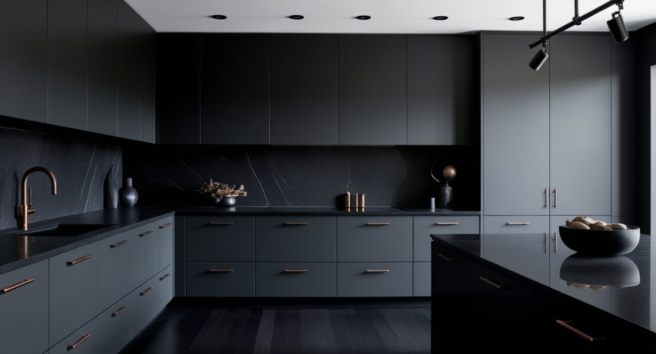 Black Countertops Kitchen Color Schemes