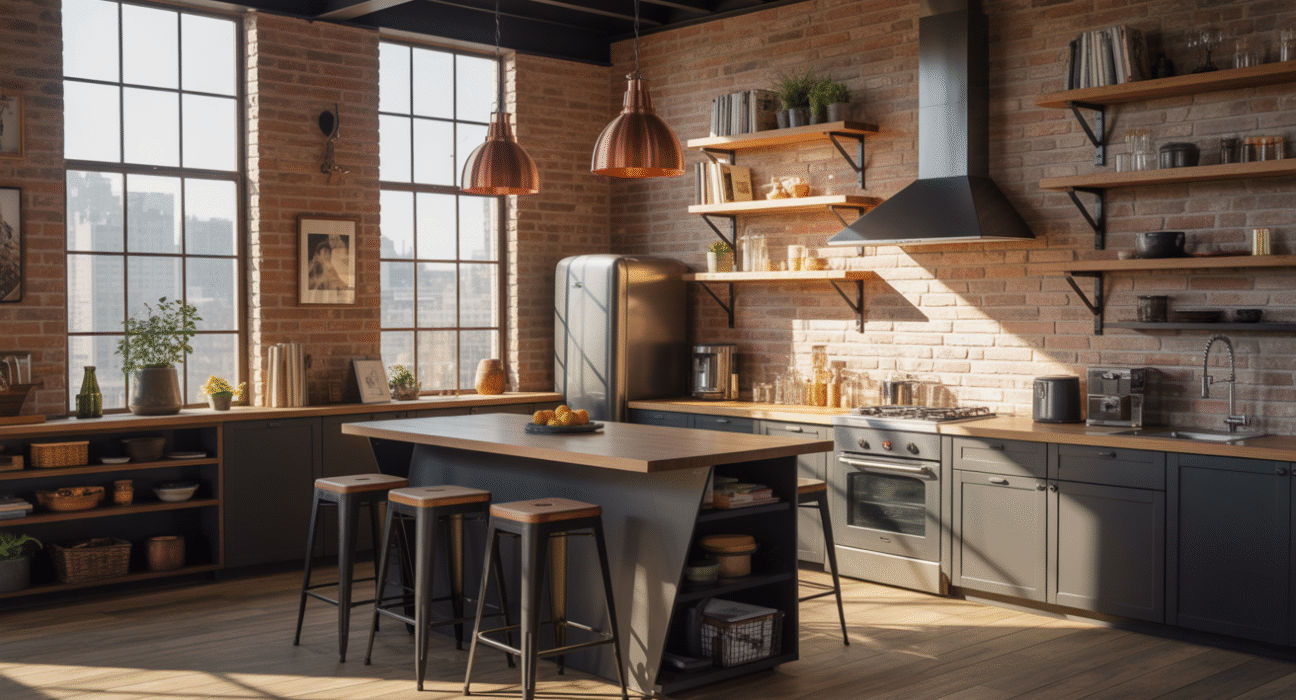 Black and Copper Kitchen Ideas