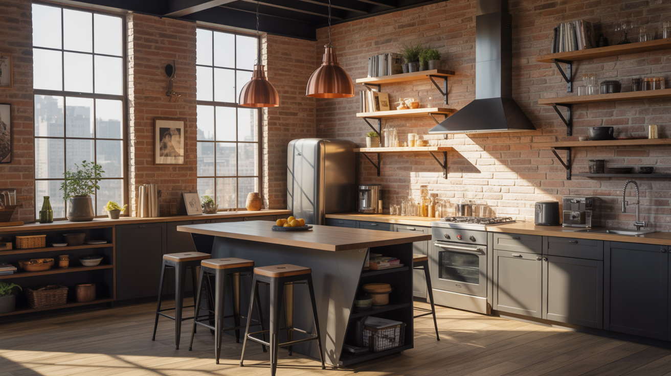 Black and Copper Kitchen Ideas