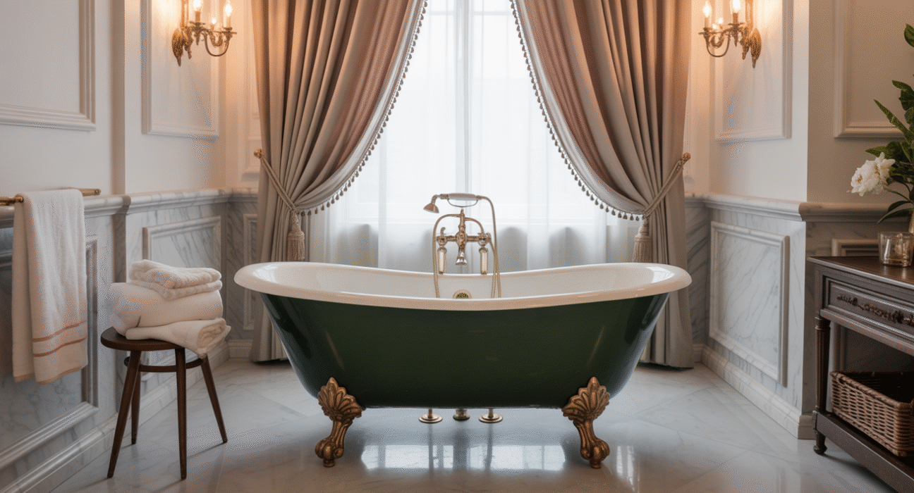 Deep Green Bathroom Ideas