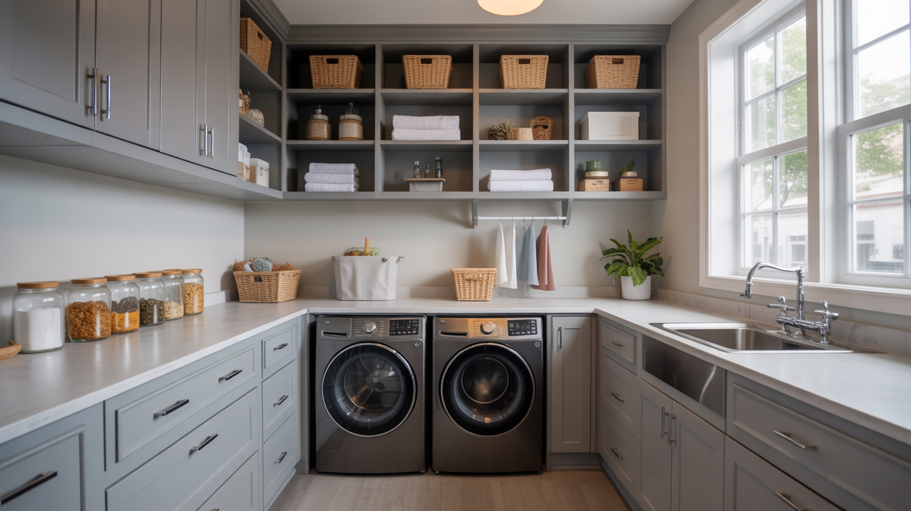 Pantry Laundry Room Combo Ideas