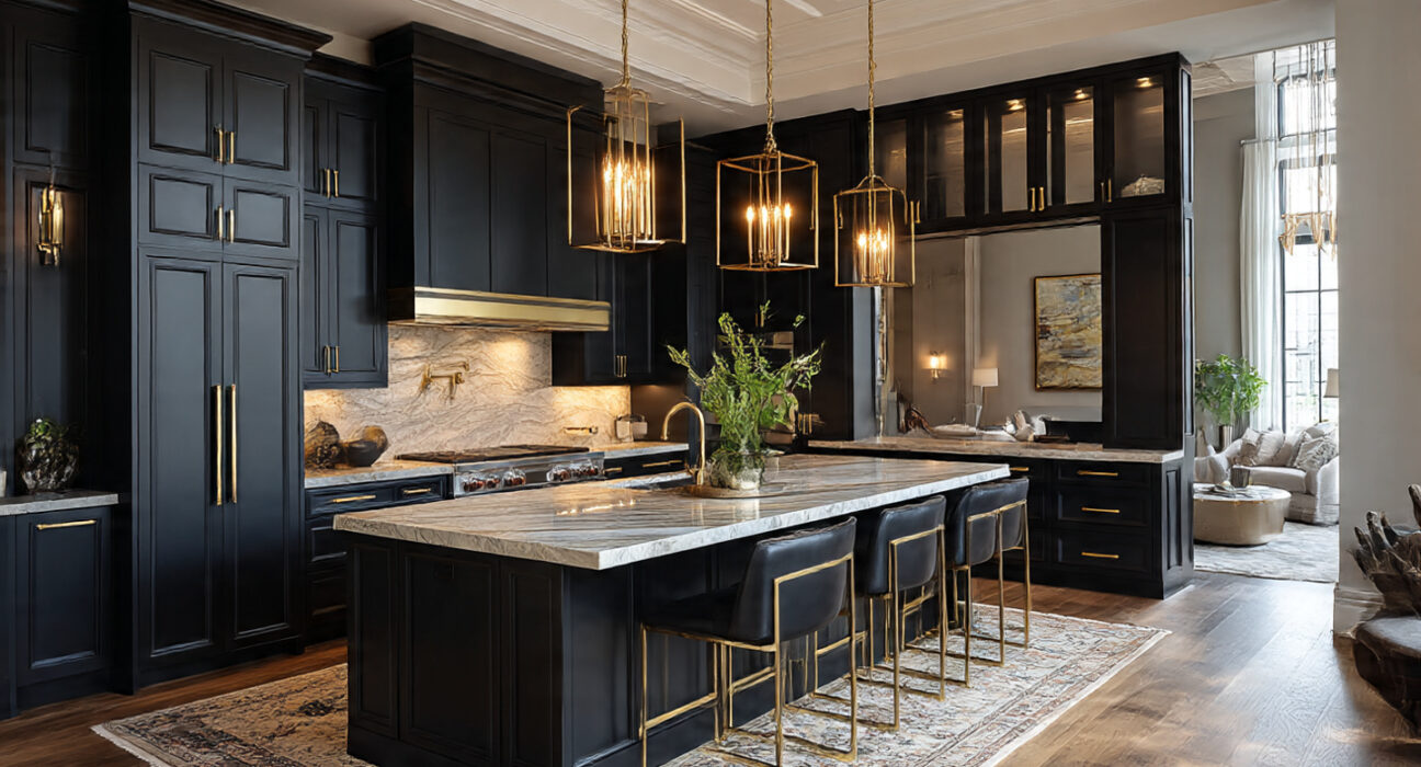 Black and Gold Kitchen Ideas