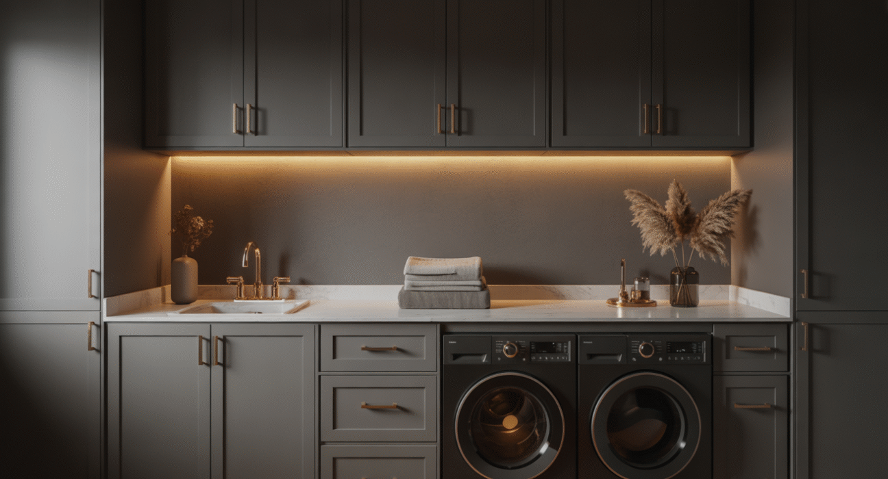 Moody Laundry Room Ideas