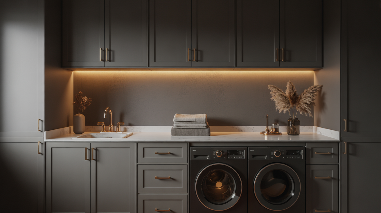 Moody Laundry Room Ideas