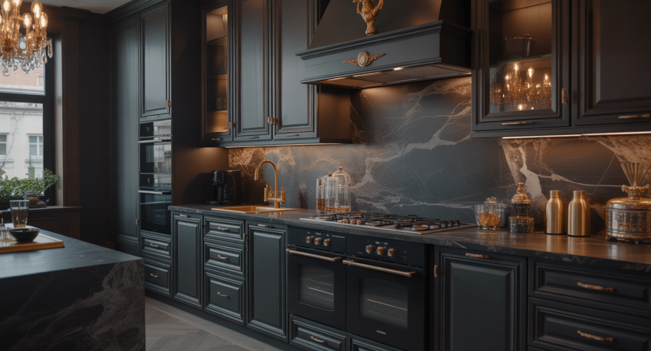Black Appliances Kitchen Ideas