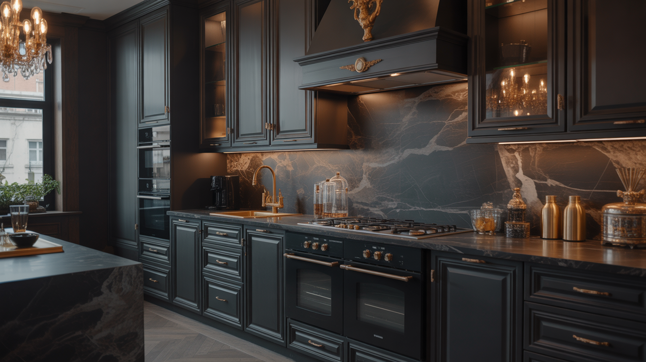 Black Appliances Kitchen Ideas