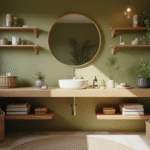 15 Green and Gold Bathroom Ideas for a Luxurious Home Glow