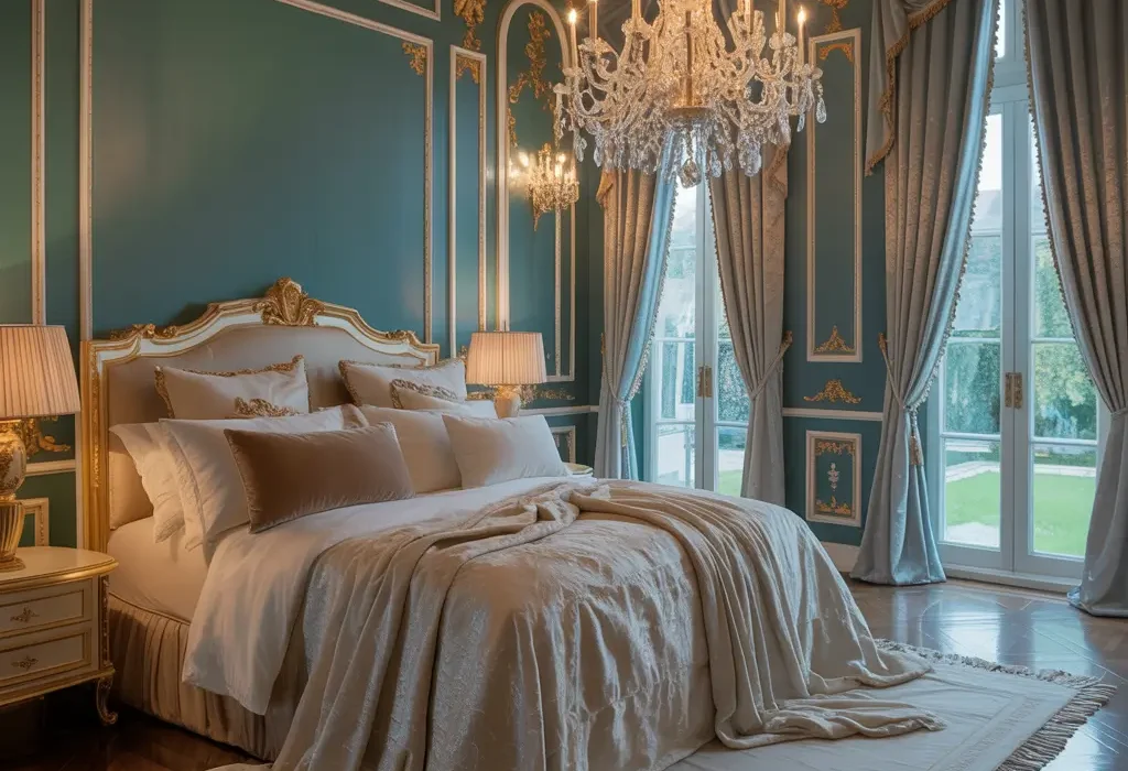 blue bedroom decor