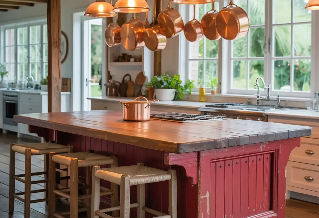 Red Farmhouse Kitchen Ideas