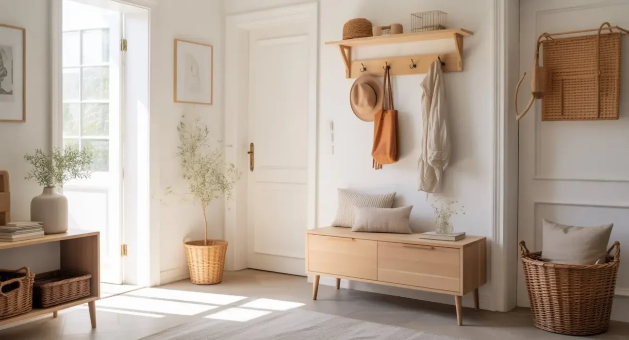 Small foyer entryway decor