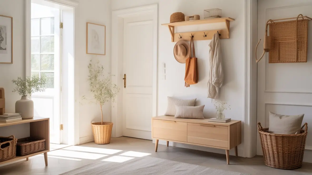 Small foyer entryway decor