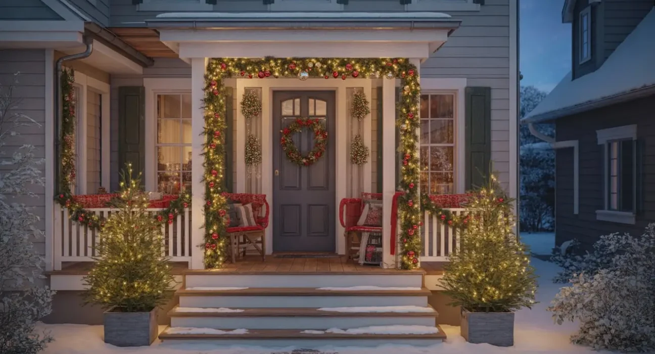 Outdoor entryway decor