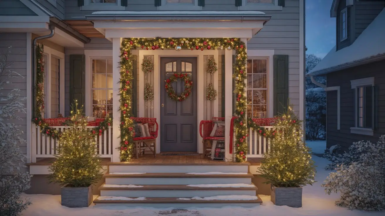 Outdoor entryway decor