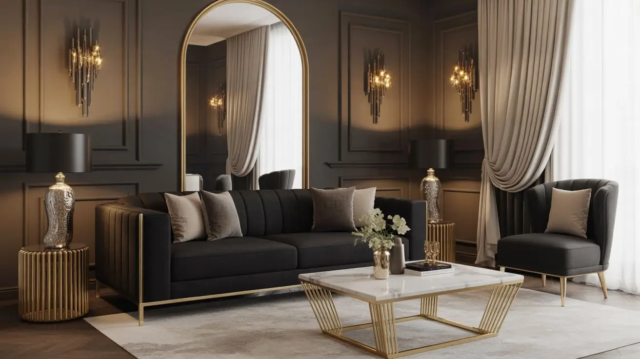 Black Couch Living Room Decor Ideas