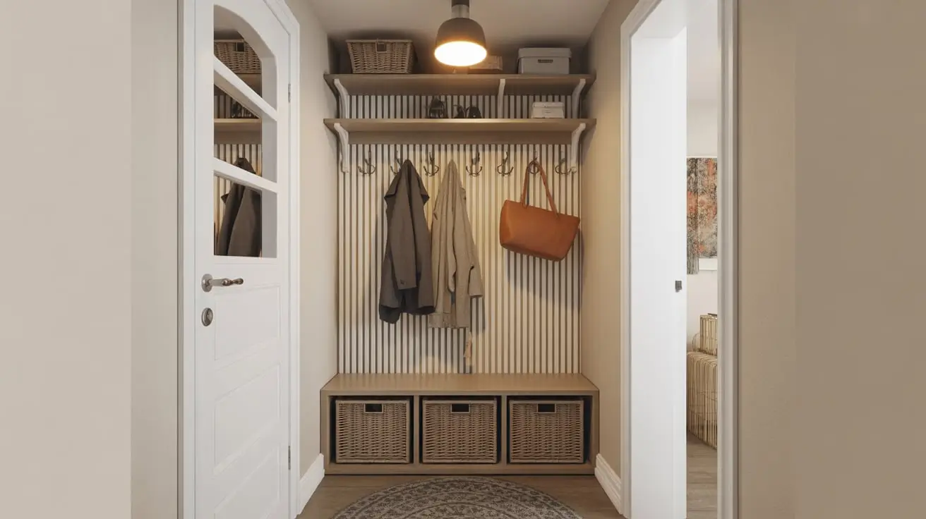 Narrow entryway decor