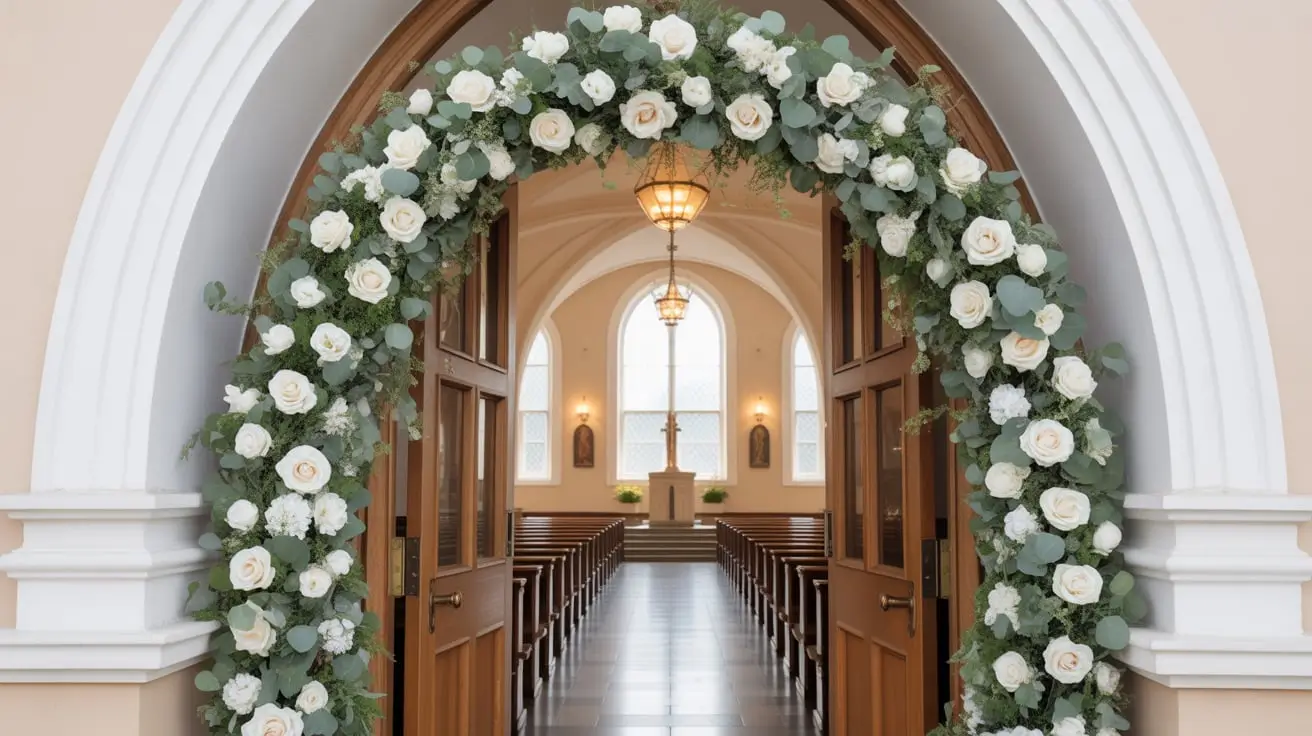 Church entryway decor